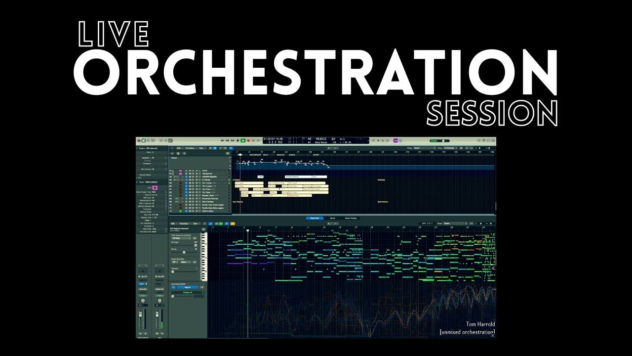 Live Orchestration Session: from piano sketch to FULL orchestral score in one hour!