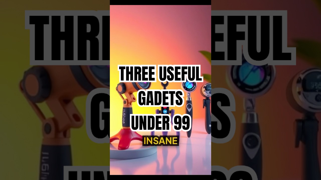 THREE USEFUL GADGETS UNDER 99 #tech #gadgets #shorts #viral #under99products