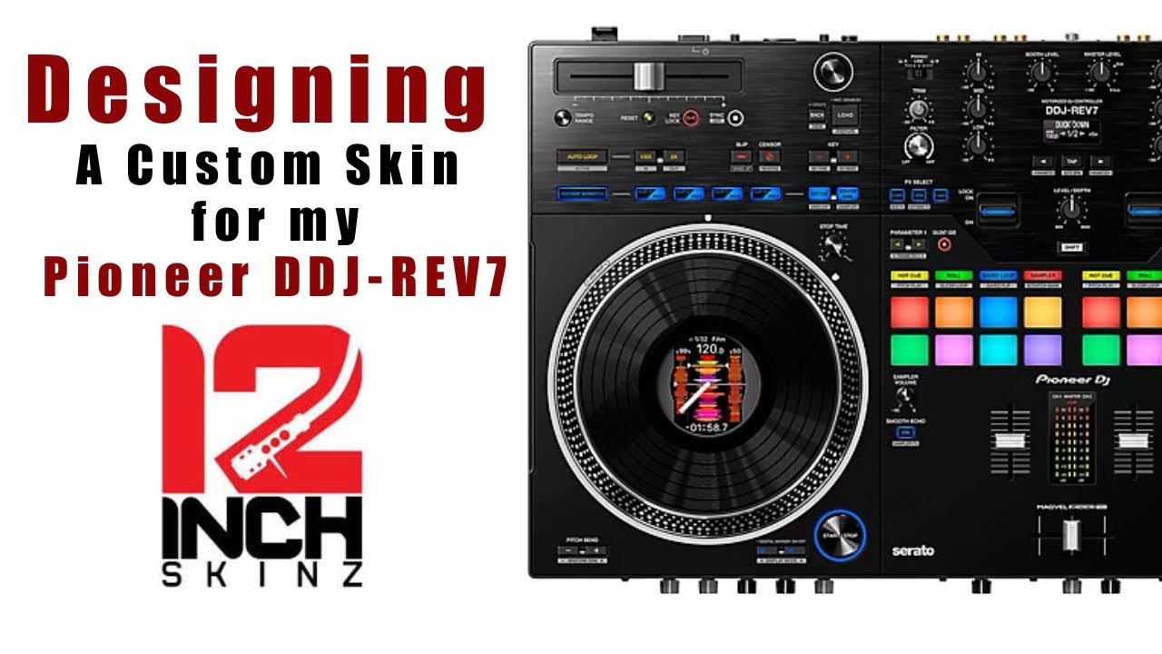 Designing A New Custom Skin For My Pioneer DDJ-REV7 in Pixelmator Pro