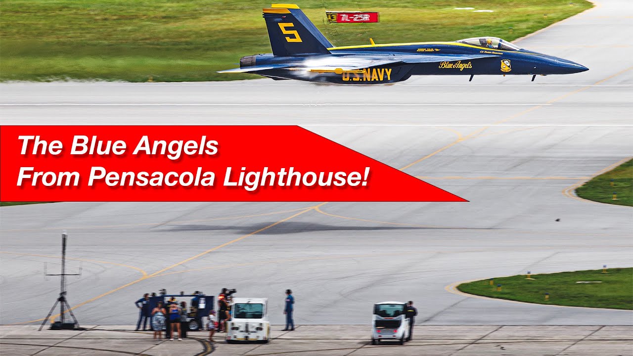 Eye Level With The Blue Angels from Pensacola Lighthouse!