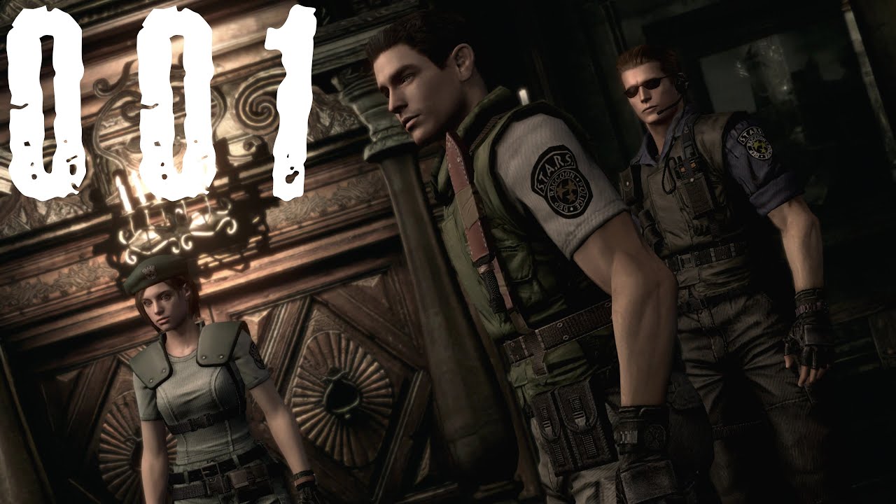 Resident Evil Remastered Chris - Walkthrough [German] Part 1 [HD]