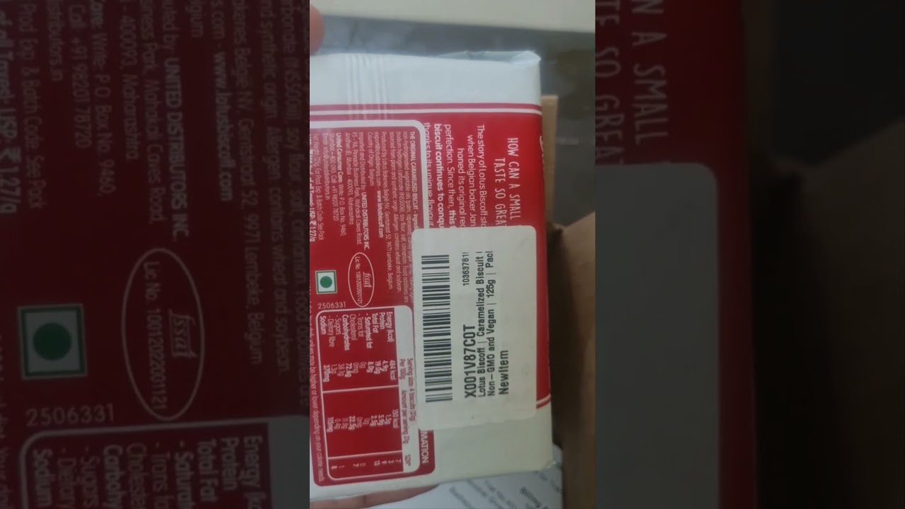 Lotus Biscoff Biscuits | Unboxing | Purchased from Amazon | India | made in Belgium
