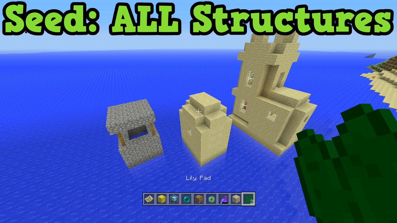 Minecraft Xbox 360 + PS3: ALL Structures On One Seed