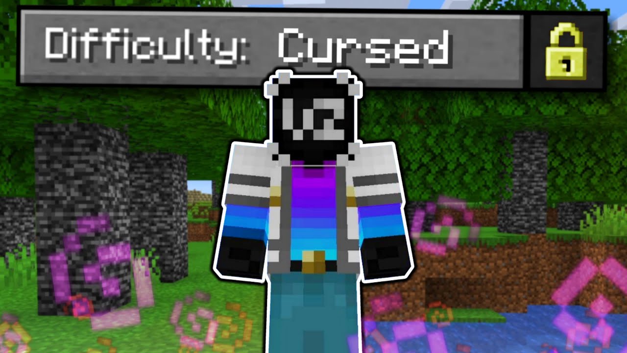 Попытка пройти «Проклятый» уровень сложности в Minecraft... (Возможно ли это?)