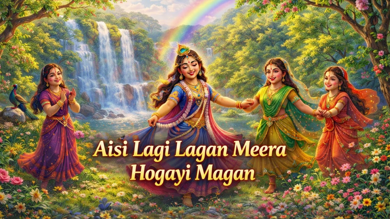 Aisi Lagi Lagan Meera Hogayi Magan 🌸 | Radha Rani Bhajan | Heart Touching Devotional Song