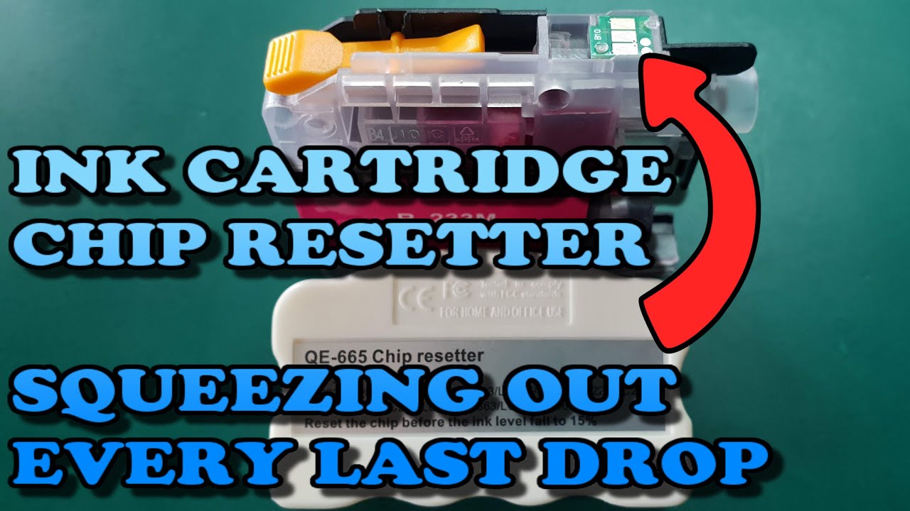 Printer ink cartridge chip resetter - getting the most out of every cartridge