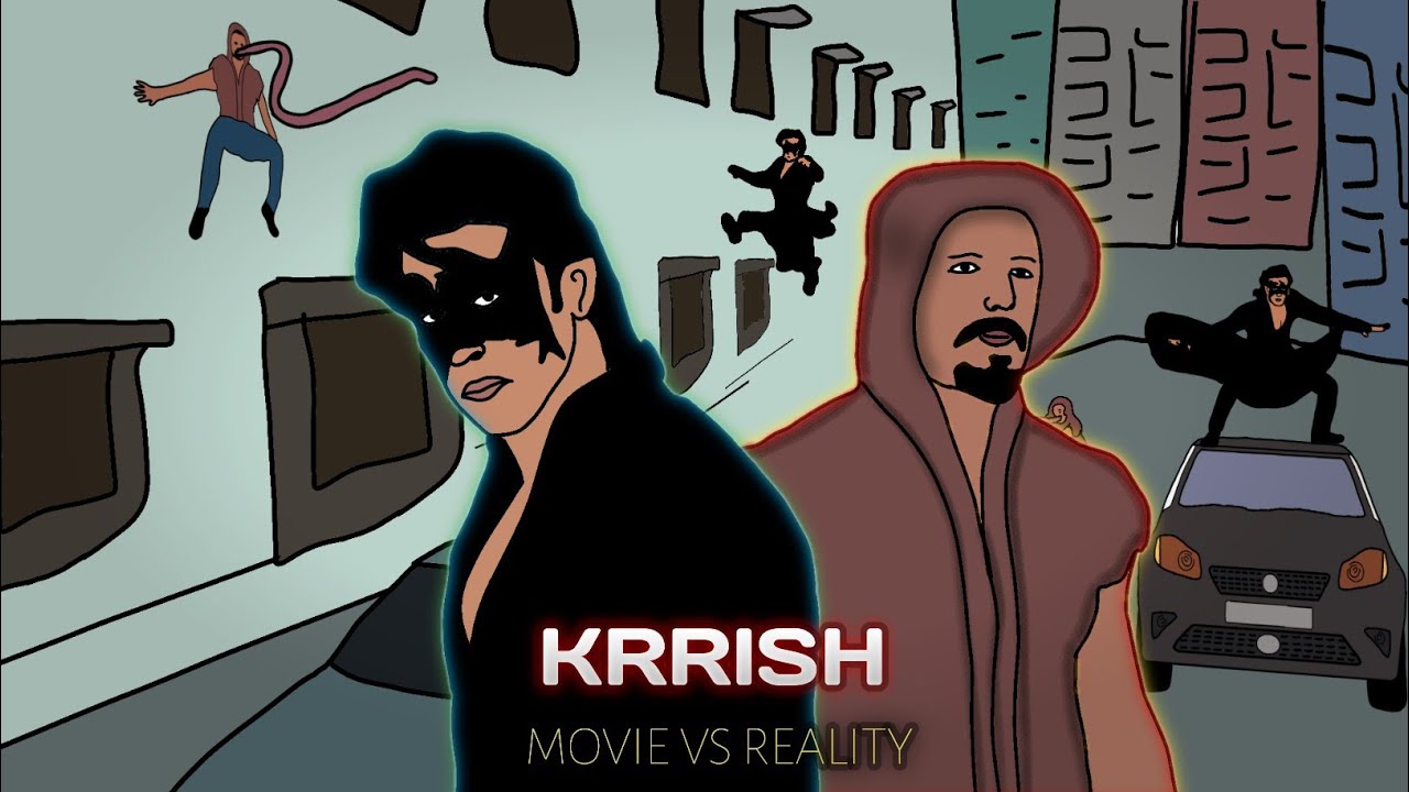 KRRISH 3  MOVIE VS REALITY | PART 2 | 2D ANIMATION | HRITHIK ROSHAN | VERY FUNNY | kk cartoon 750 ||