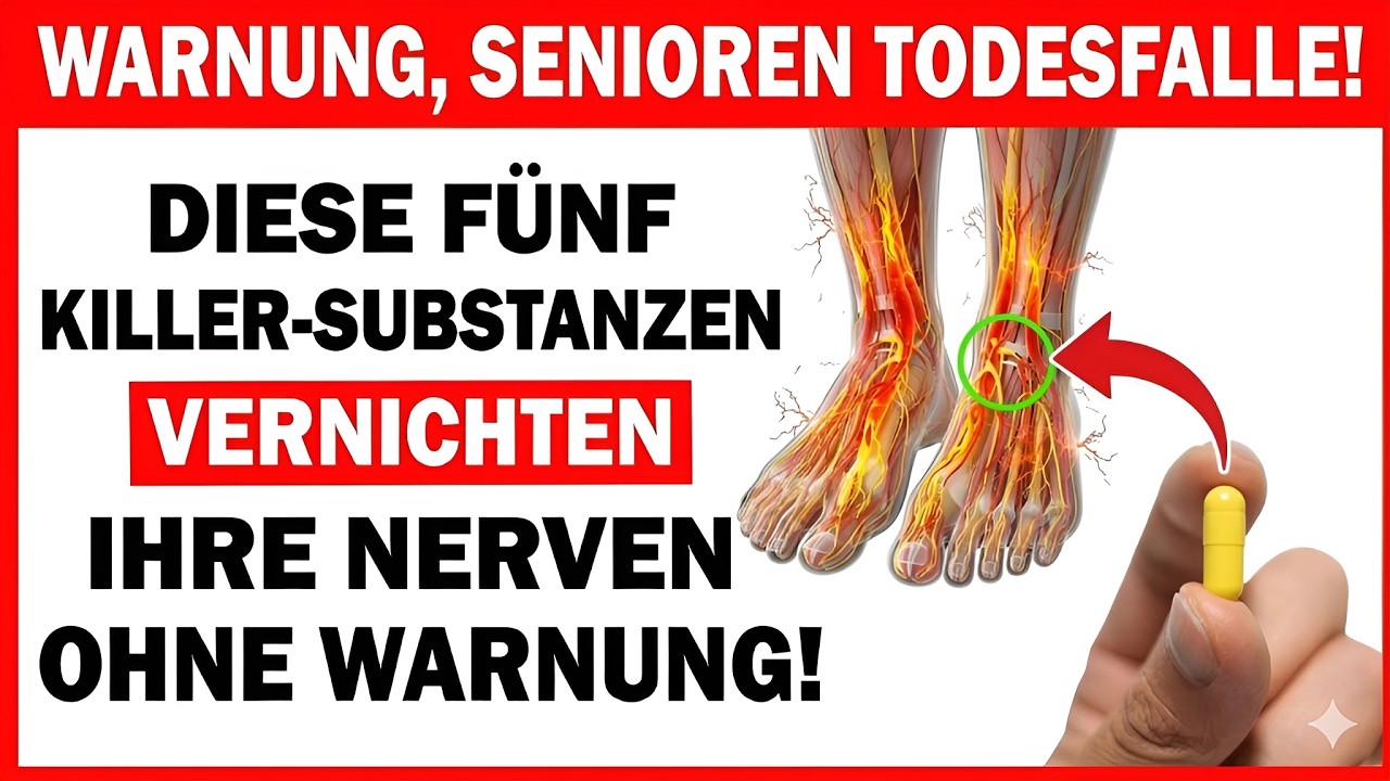 Periphere Neuropathie? Schuld ist nicht das Alter — schuld ist dieses versteckte Nervengift!