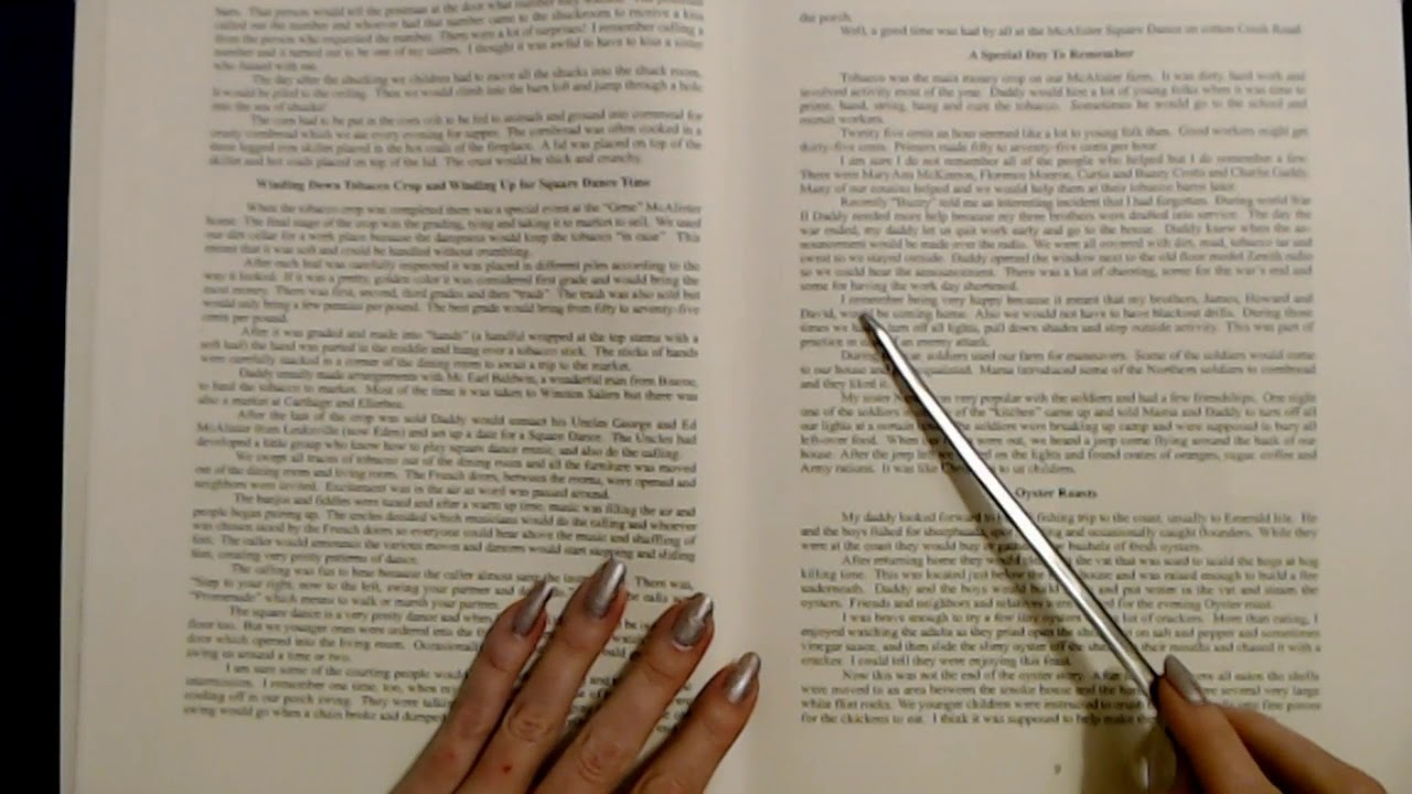 ASMR | Reading Stories From Earlier Times Part I (Soft Spoken)