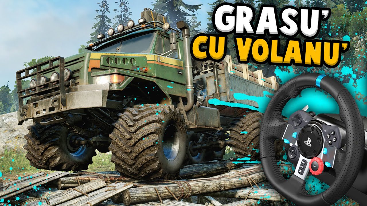 AM BAGAT VOLANUL SI SCHIMBATORUL PE UN CAMION IMENS! Snowrunner