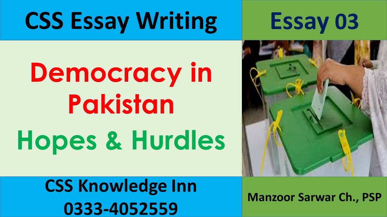 Democracy in Pakistan: Hopes and Hurdles |