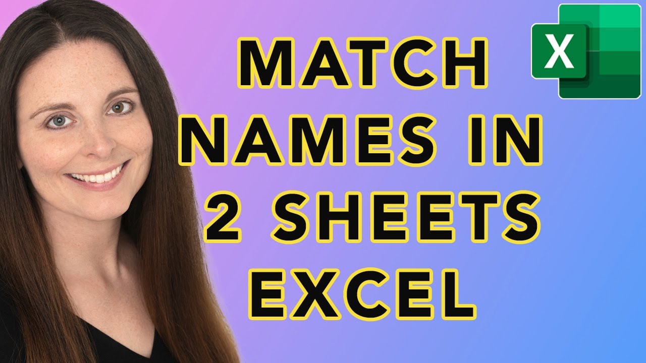 Сопоставление имён на двух листах Excel с помощью функции ВПР – создание уникального идентификато...