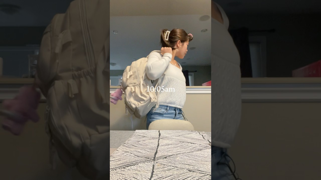 realistic high school student morning routine ☁️ (late start day)