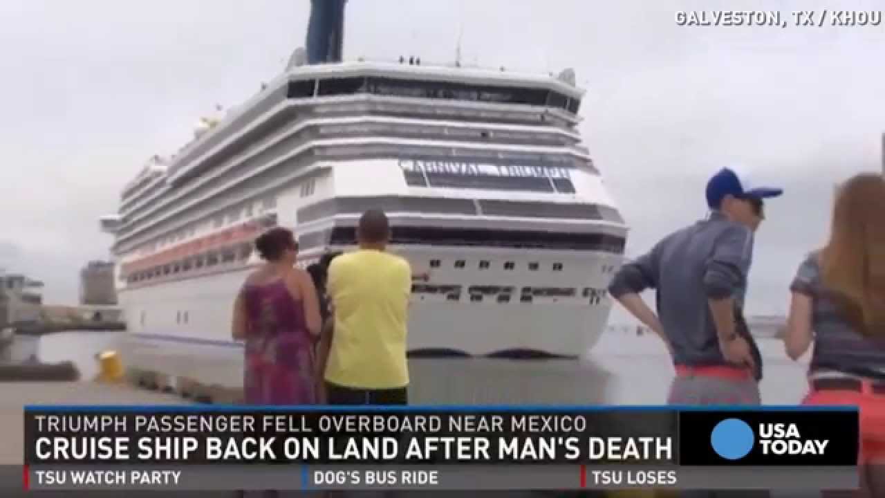 Man falls overboard on Carnival cruise ship