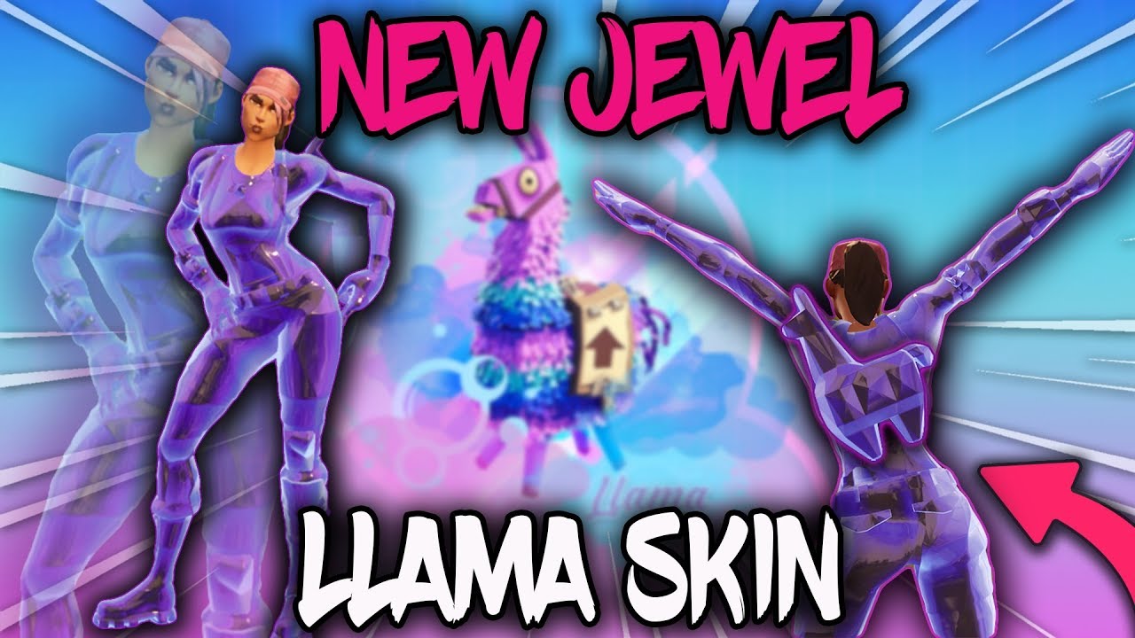 *NEW FREE* JEWEL LLAMA SKIN IN GAME (Fortnite Battle Royale Live)