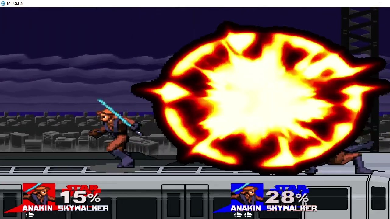 Anakin Skywalker Mugen character edit WIP