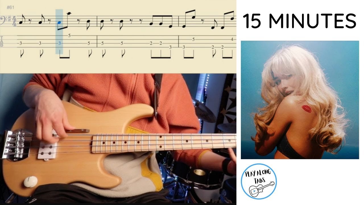 Sabrina Carpenter: 15 Minutes - Bass Cover with Bass Tab