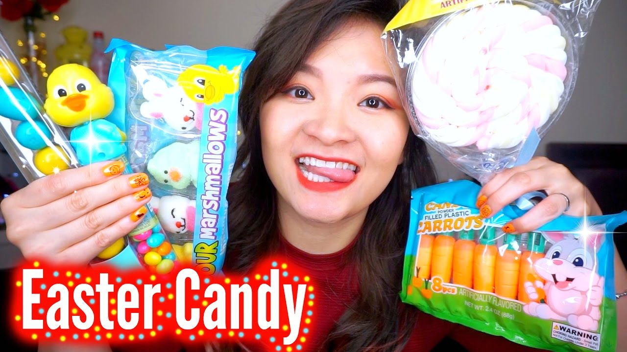 Thử Ăn Vặt Kẹo Lễ Phục Sinh | Try Easter Candy ♡ BeeSweetiee