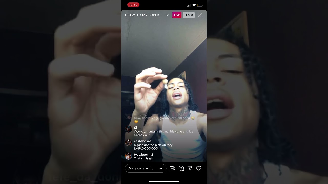 Kay Flock On Live Everyone Saying DThang Got Shot & He Said His Cousin Will Flock @ Yall (old)