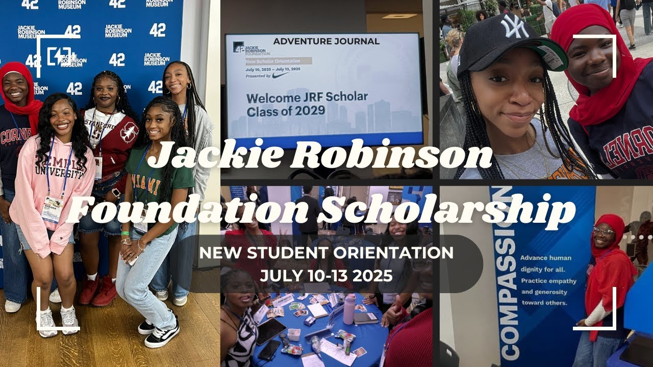 Jackie Robinson Foundation Scholarship New Student Orientation (NSO) Vlog | July 2025 | JRF Co 2029