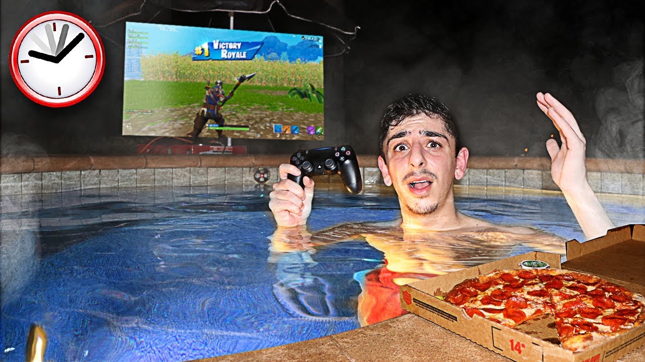 I Spent 24 Hours OVERNIGHT in my Hot Tub & It was a BAD IDEA...