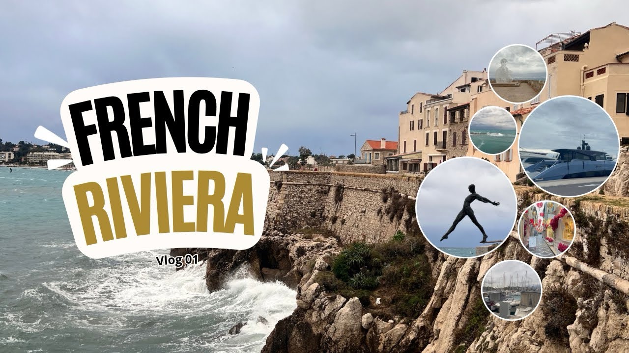 French Riviera | Antibes Coastal Walk, Port Vauban & Old Town Views 🌊🇫🇷