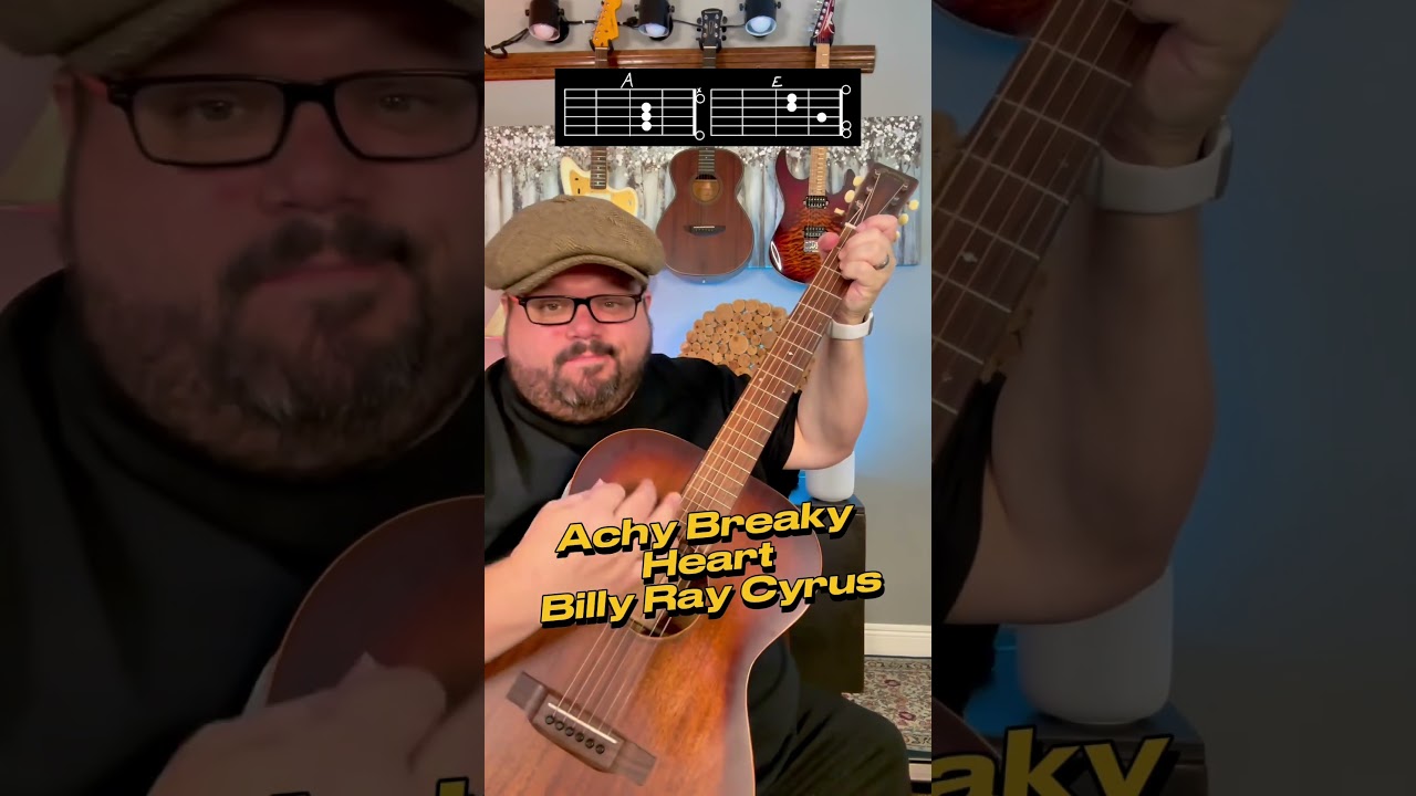 Achy Breaky Heart by Billy Ray Cyrus Guitar Tutorial! 