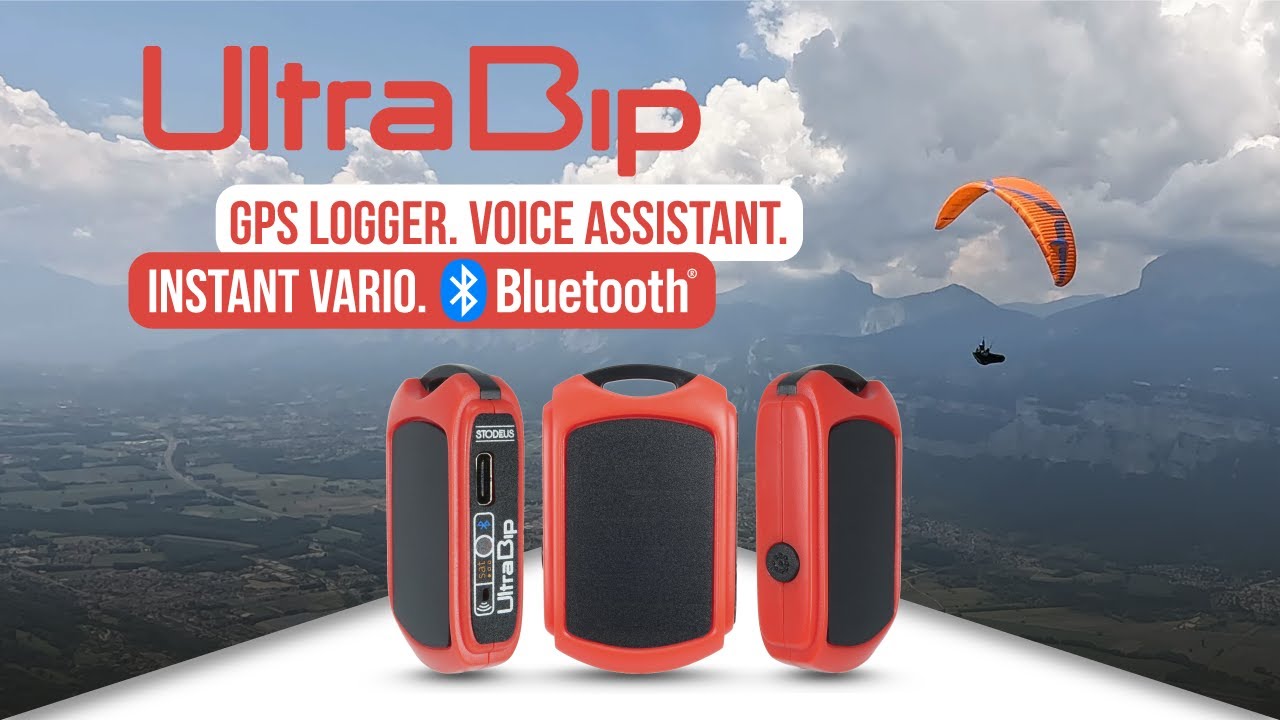 UltraBip: Solar Vario GPS Logger Bluetooth for paragliding pilots