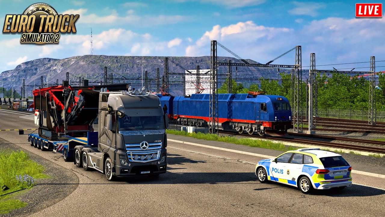 A Relaxing Drive Across Nordic Horizons 🌲 | ETS2 LIVE