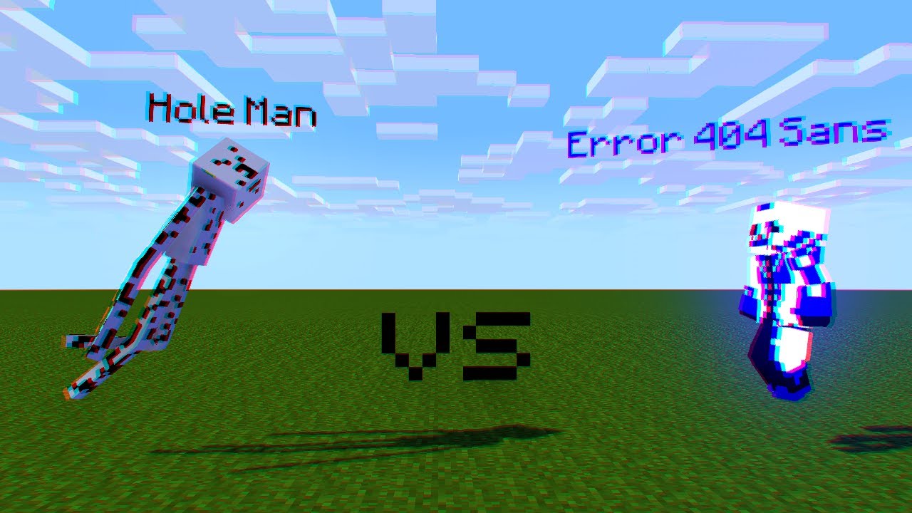 Error 404 Sans vs Hole Man