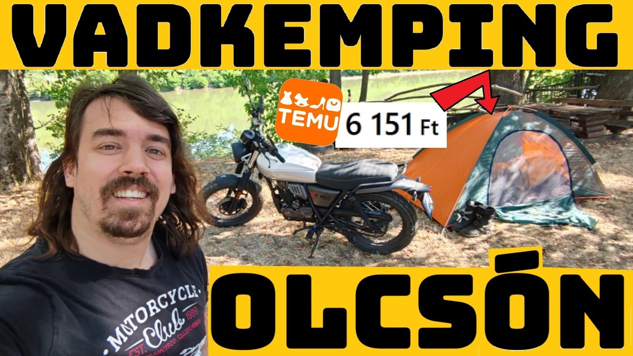 Fillérekből motoros vadkemping: vajon mire elég 6000 forint?