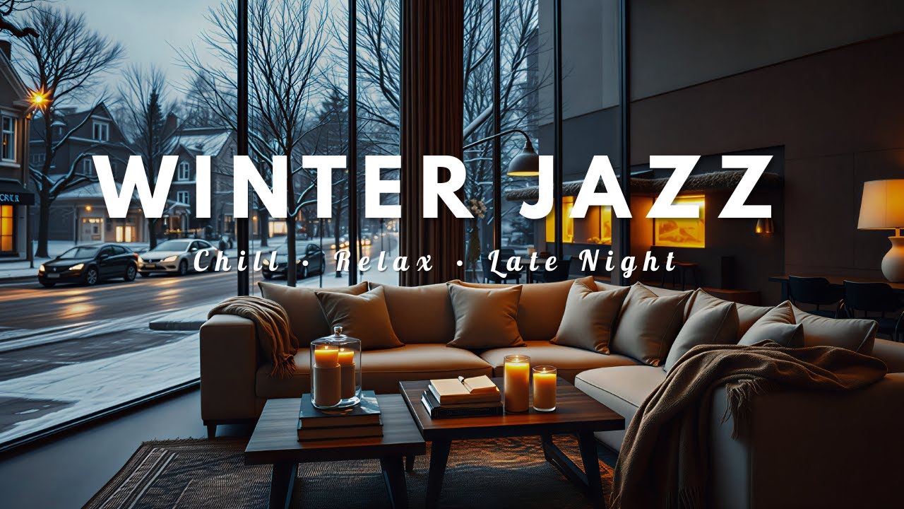 Late Night Jazz Piano for Deep Focus ❄️ No Vocals, Just Background