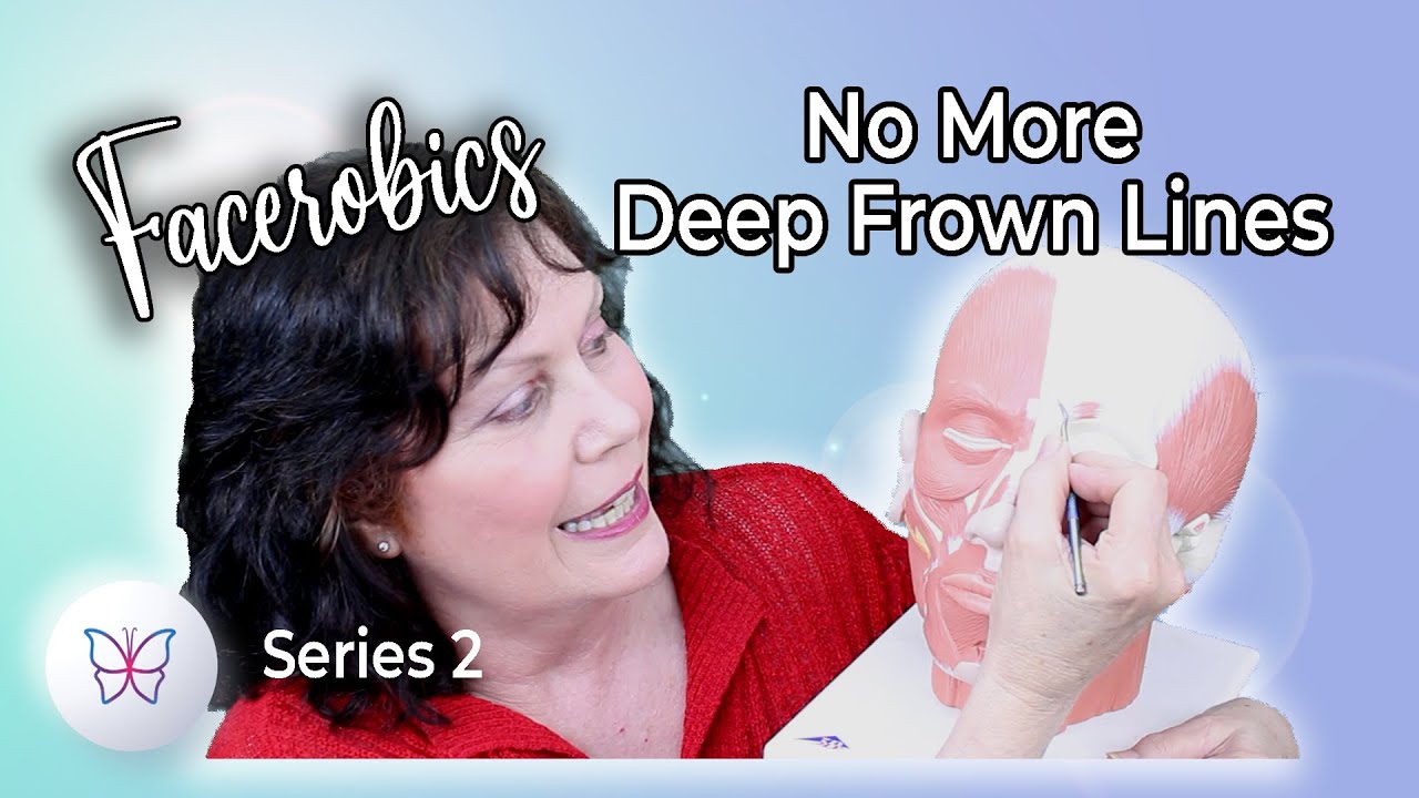 Best Treatment For DEEP FROWN LINES Between Eyebrows | Facerobics