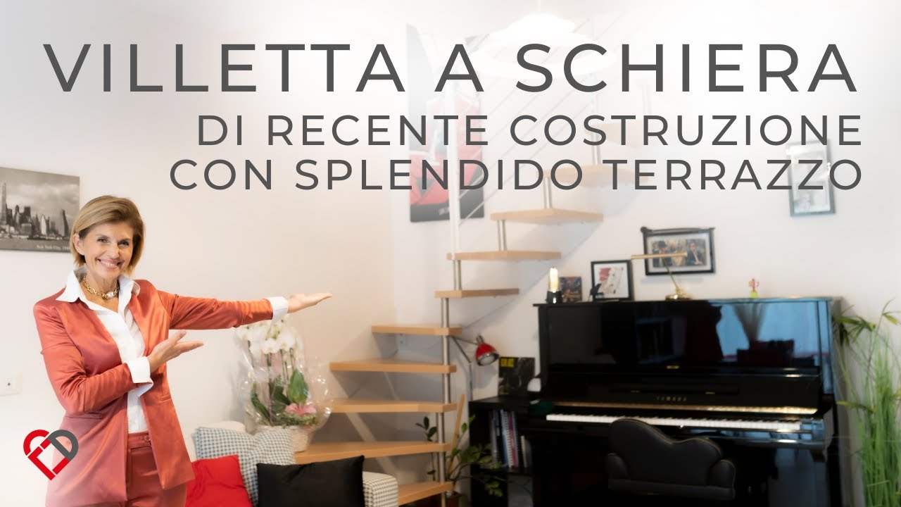 Villetta a schiera con splendido terrazzo - In vendita a Oggiona con santo Stefano (Varese)