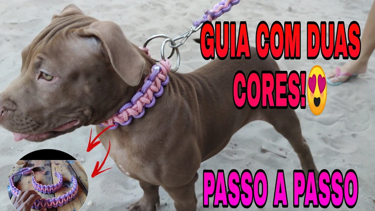|GUIA PARACORD TOP COM DUAS CORES (PASSO A PASSO)