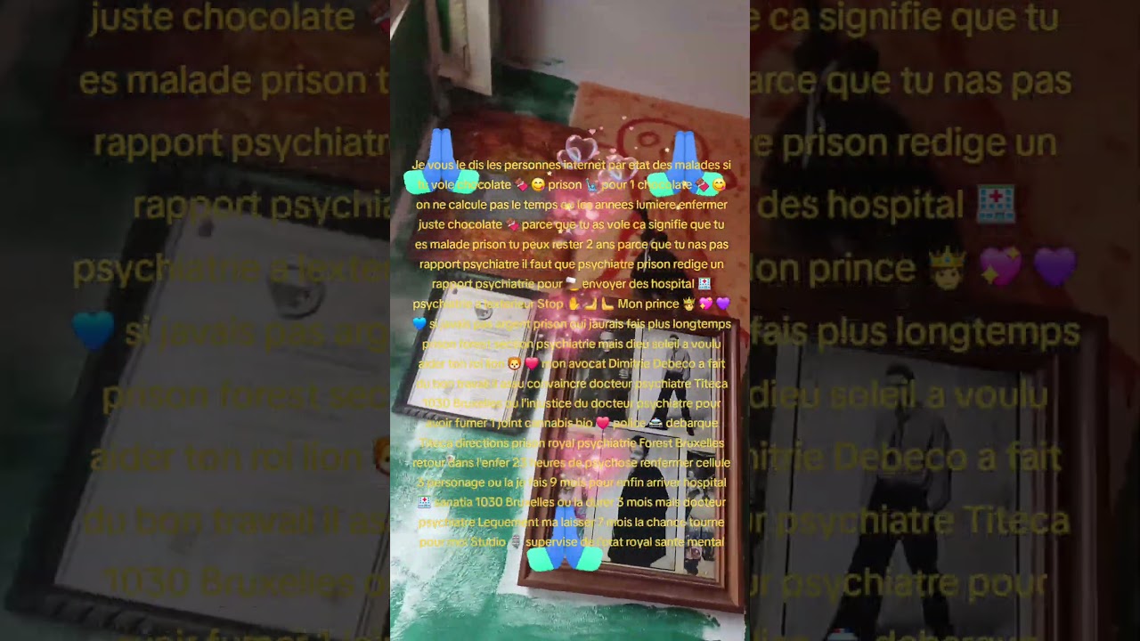 Lire la penser 23 h psychiatrie prison royal Forest  vole 1 chocolate 🍫 ♥️ 😋 2 ans le temps 🙏 ❤️ 😍