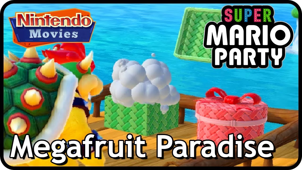 Super Mario Party: Megafruit Paradise (2 Players, 20 Turns, Master Difficulty)