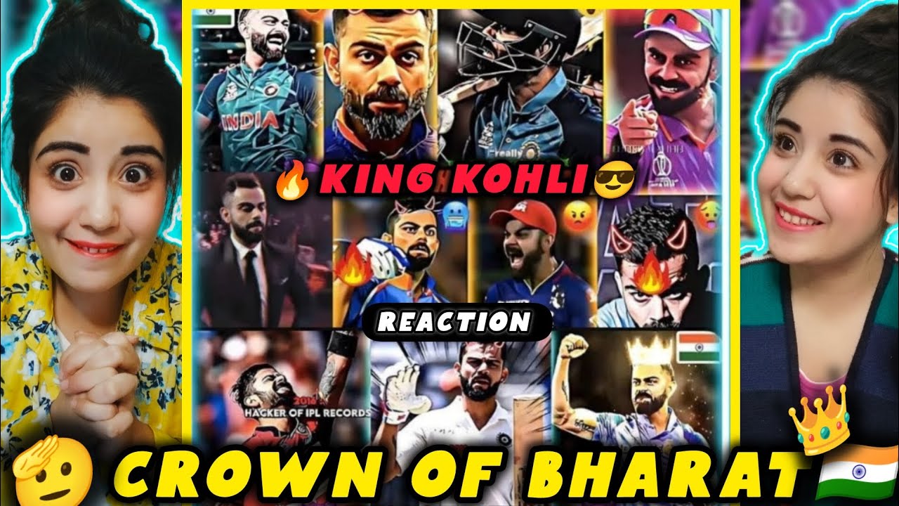 REACTION 🔥 KING OF CRICKET 👑 Virat Kohli's NEW Attitude Edits 🔥 India 🇮🇳