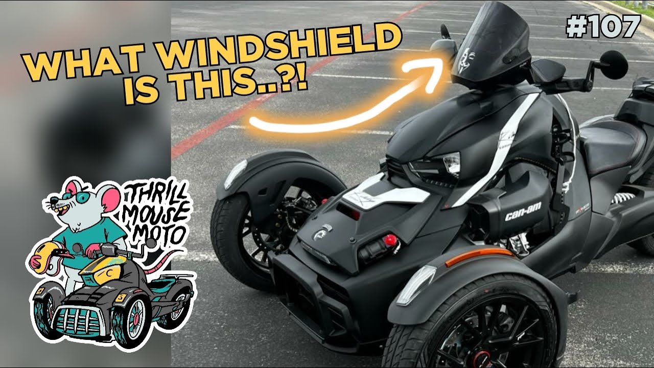 Most Popular Can-Am Ryker Windshield! 🌬