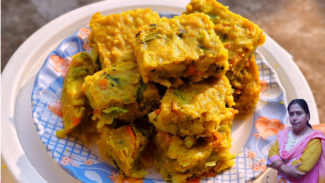 কম তেলে স্বাস্থ্যকর ভেজিটেবল ব্রেকফাস্ট সকালের পারফেক্ট রেসিপি | Healthy Vegetable Breakfast Recipe|