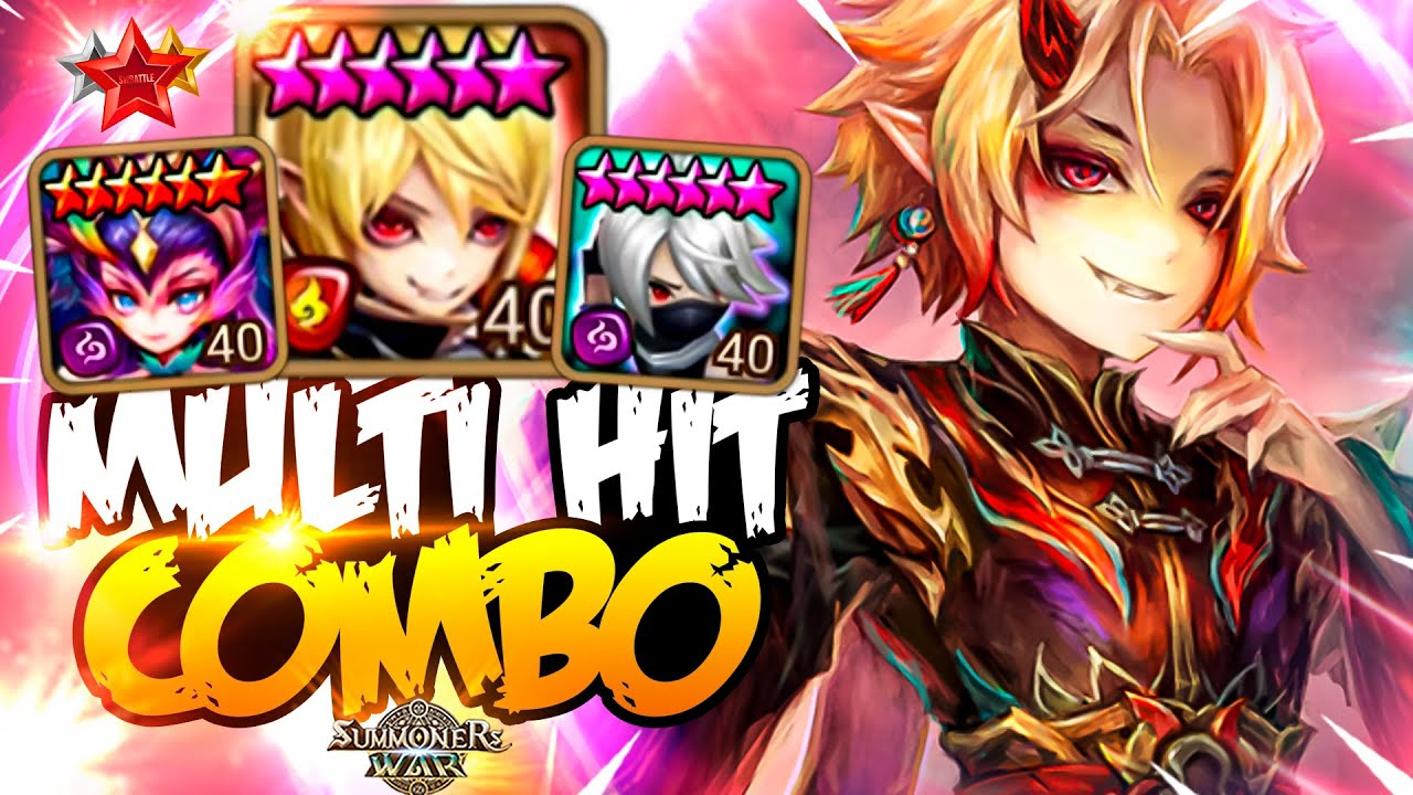TEAM MULTI HIT с Сереном, Вердехайлом и Ханом — Summoners War