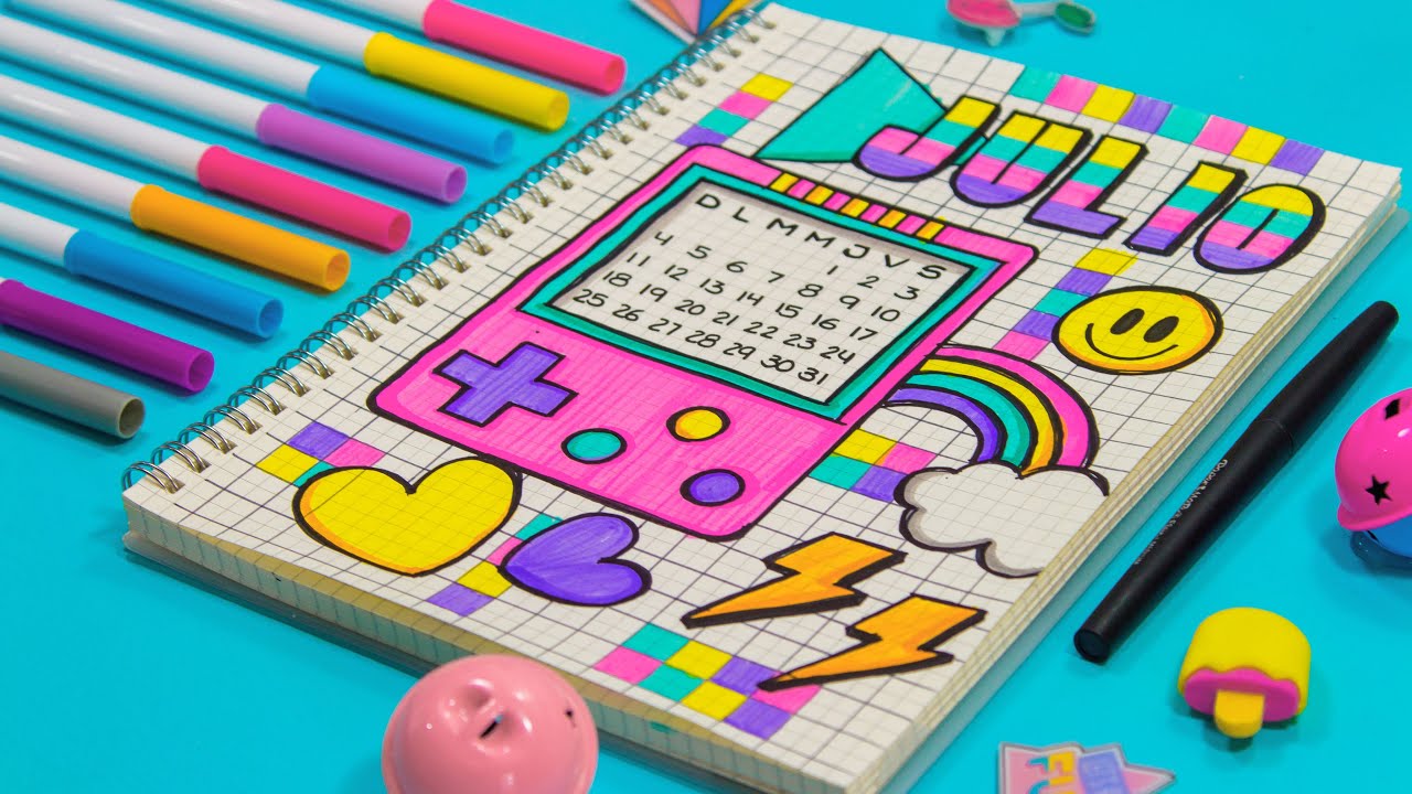 Como hacer tu CALENDARIO de JULIO - BULLET JOURNAL IDEAS