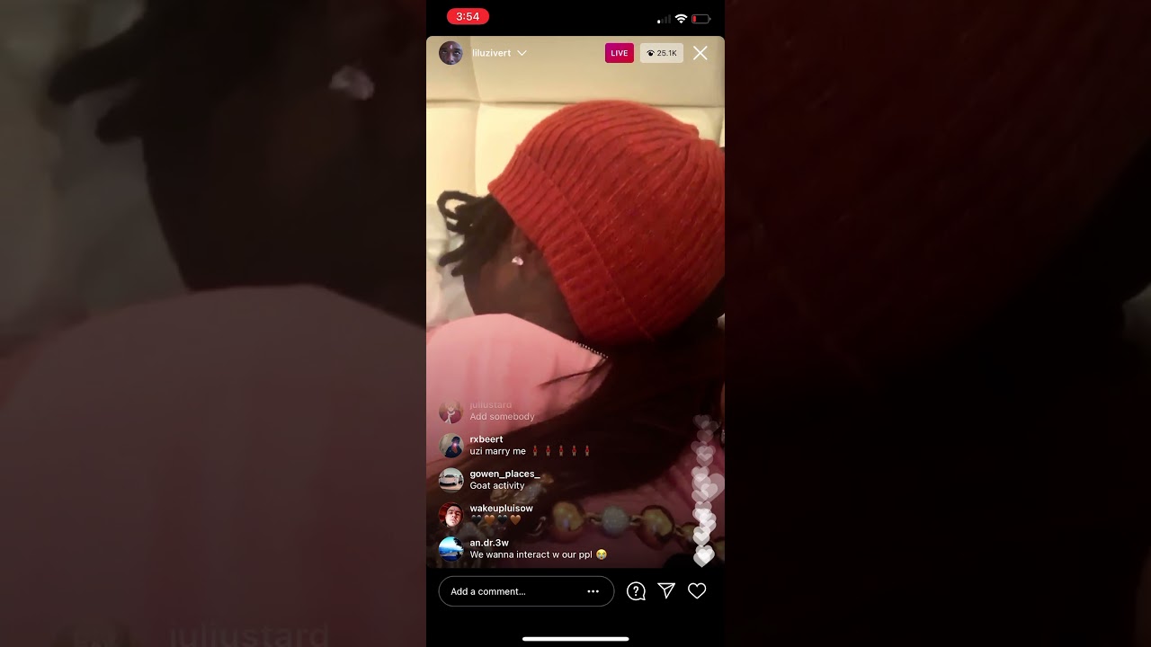 lil uzi vert and jt goes live with fans (4/8/21)