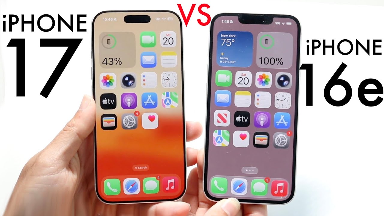 iPhone 17 против iPhone 16e! (Сравнение) (Обзор)
