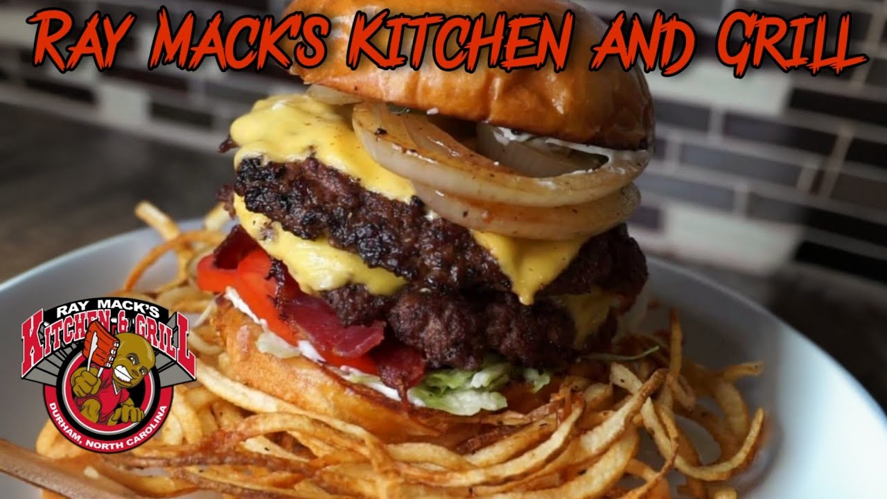 How To Cook Classic American Cheeseburger | Ray Mack's Kitchen and Grill