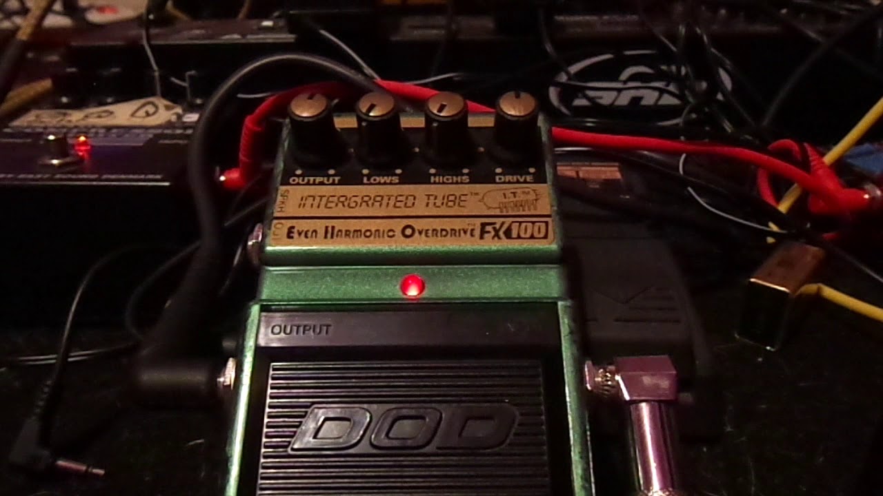 FX100 Intergrated Tube Even Harmonic Overdrive on bass