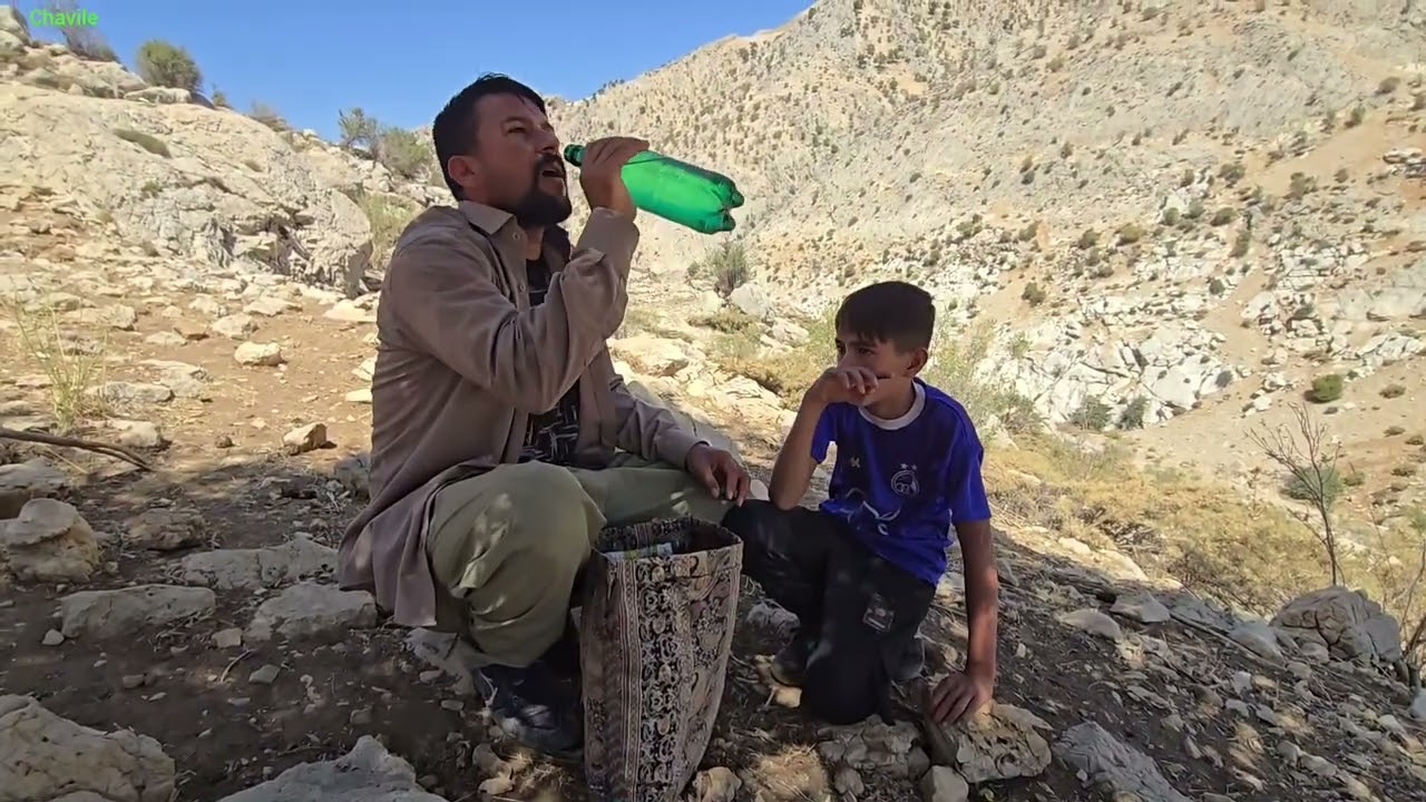 😱 They Left Their River Island for Wild Mountain Fruits! | Nomadic Family 🏝️🌿