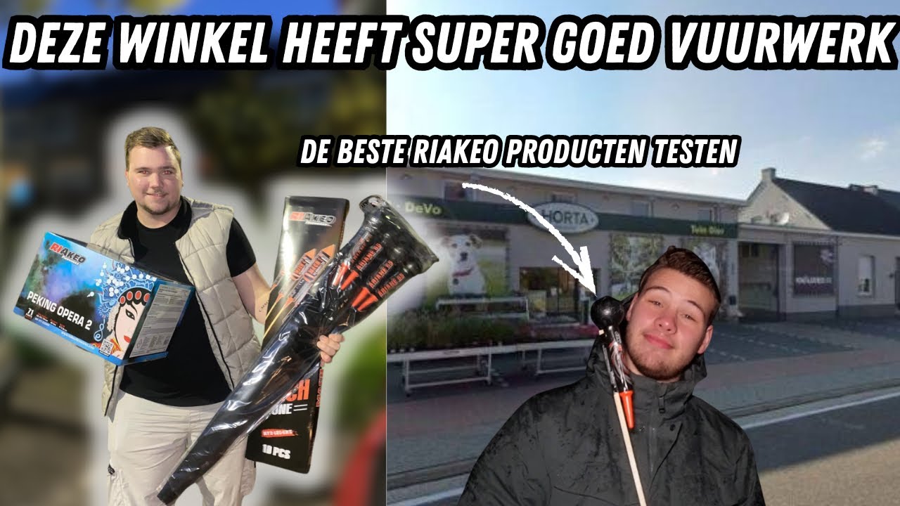 BELGISCH VUURWERK TESTEN VAN KNALGOED! 