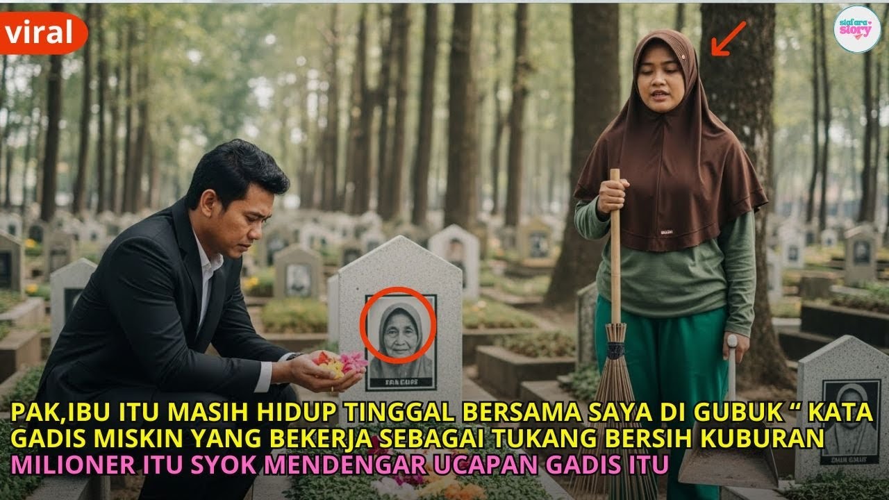 Pak,Ibu Itu Masih Hidup Tinggal Bersama Saya Di Gubuk “ Kata Gadis Miskin Milioner Itu Syok 