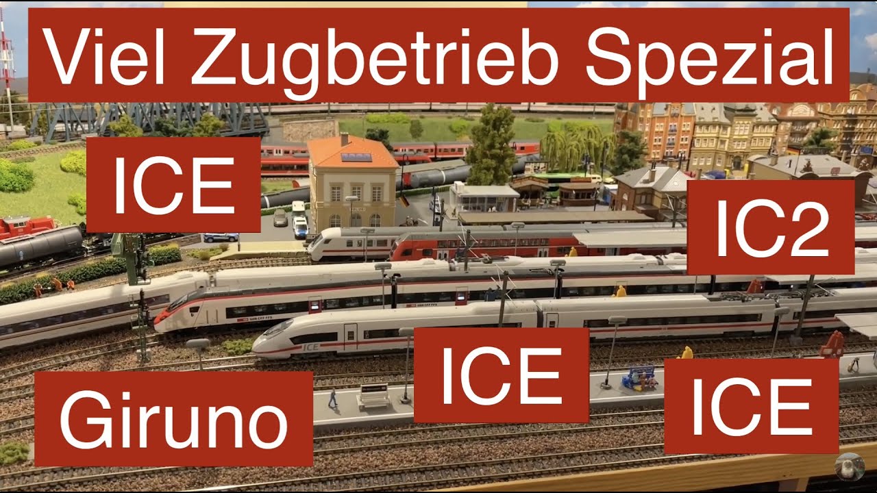 Viel Zugbetrieb ICE Spezial